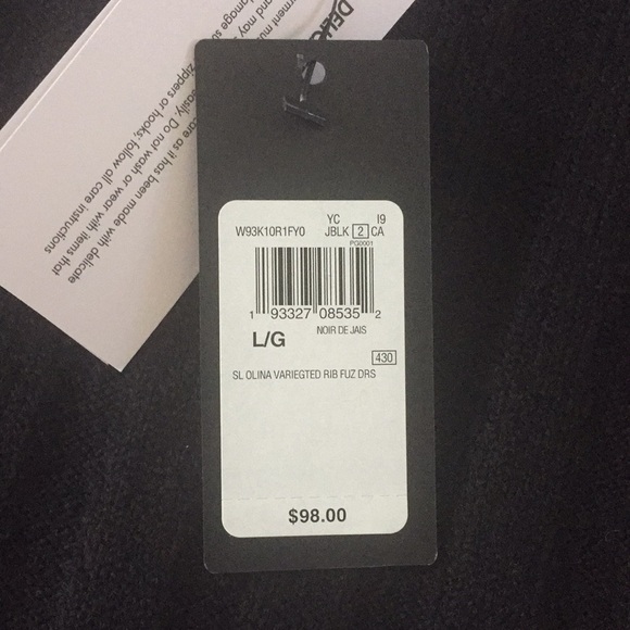 Guess BLACK knit dress NWT - Picture 6 of 10